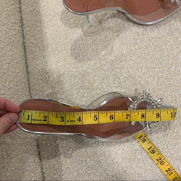 AMINA MUADDI Authentic Begum PVC Slingback Pumps in Transparent - Picture 15 of 16